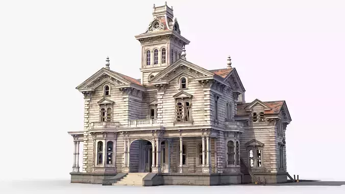 Old Abandoned American House