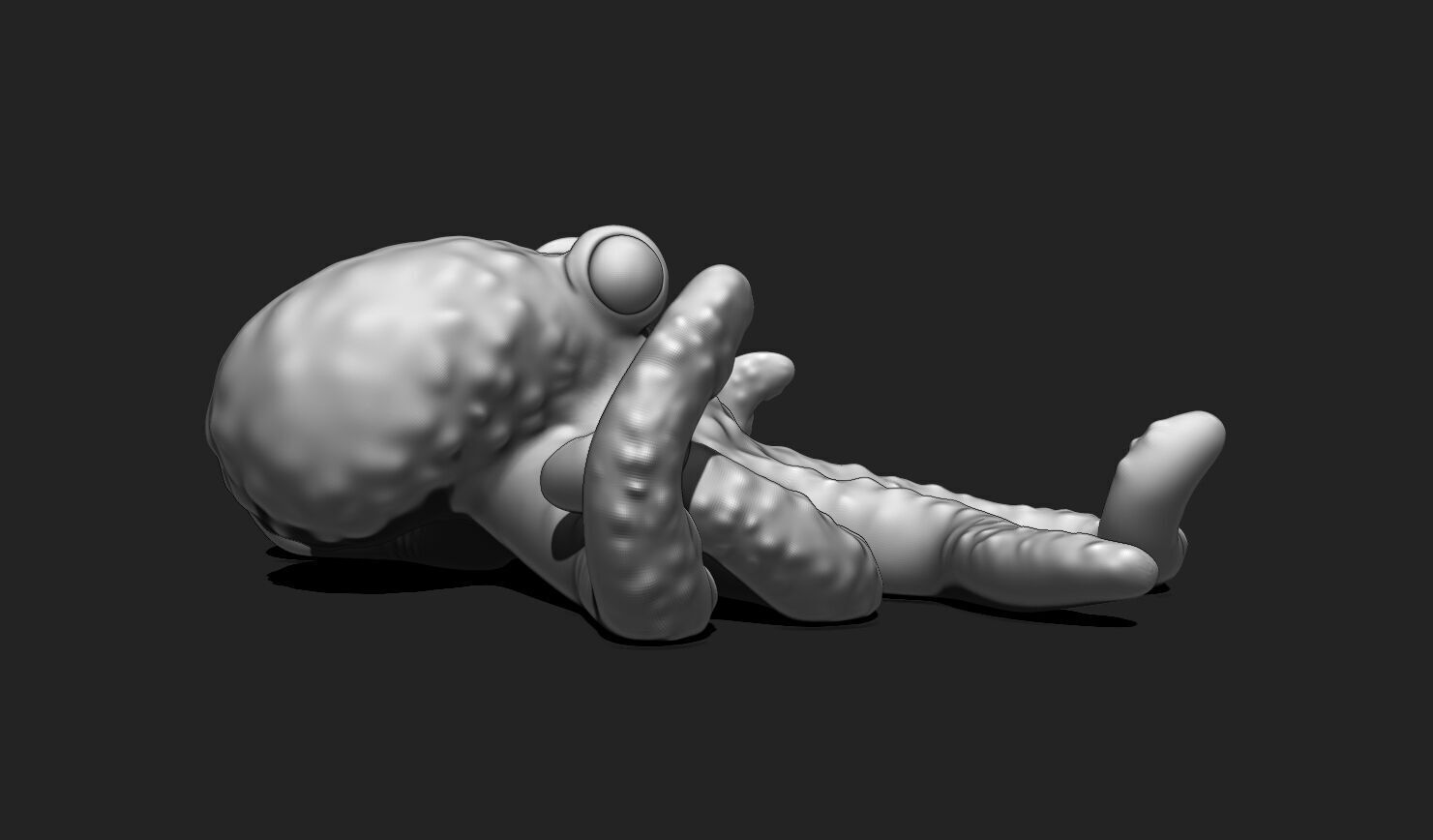 3D Printable Octopus Model STL - 3D Printable Sea Creature 3D print model_9