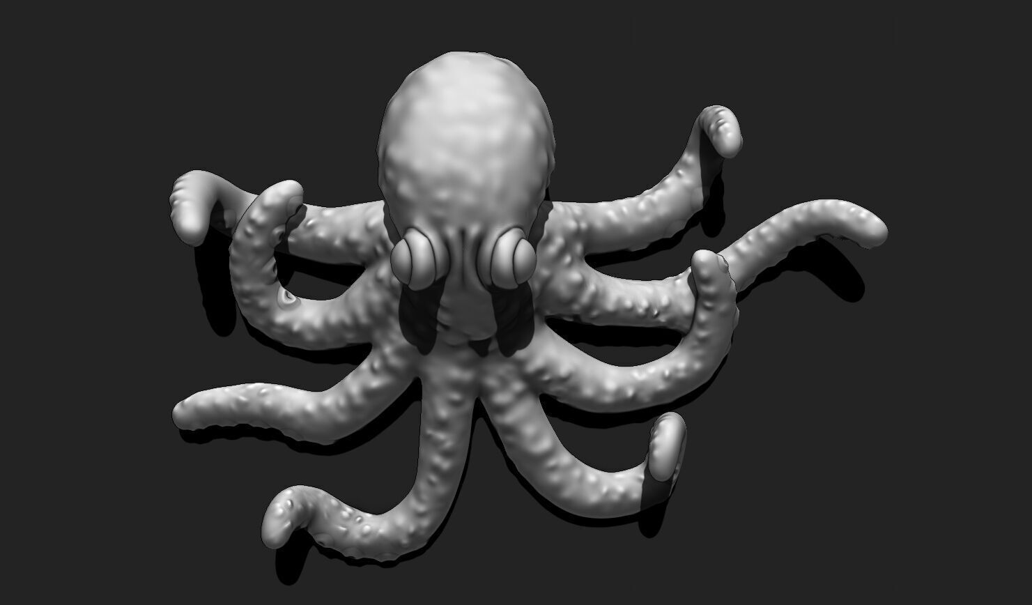 3D Printable Octopus Model STL - 3D Printable Sea Creature 3D print model_5
