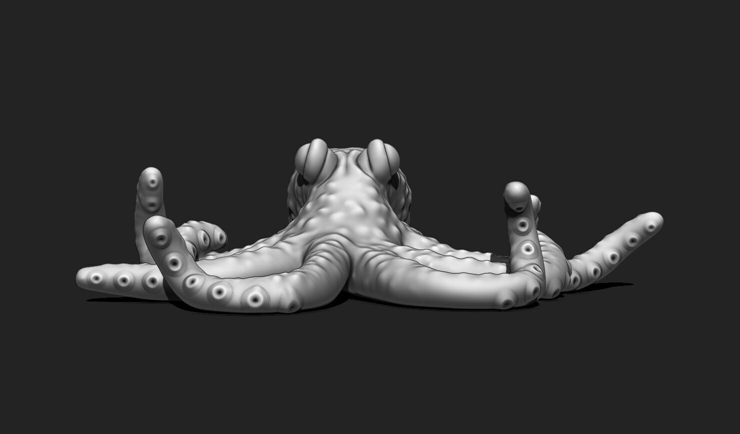 3D Printable Octopus Model STL - 3D Printable Sea Creature 3D print model_6