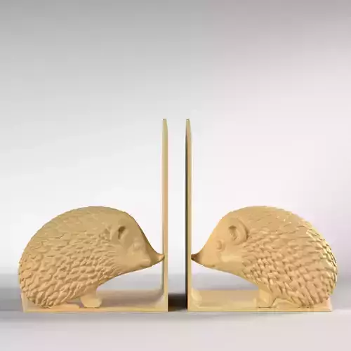 Hedgehog Bookends 3D print model
