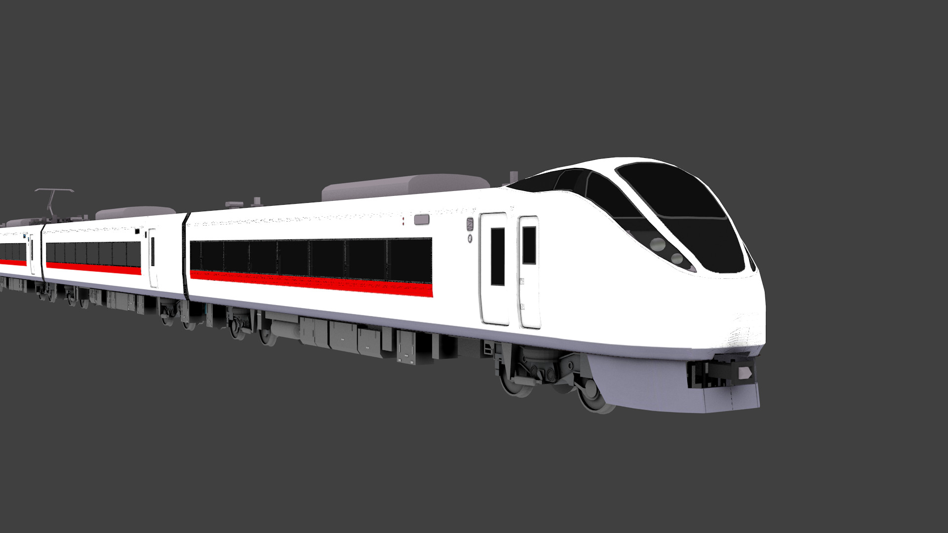JR E657 Trainset 3D model_3