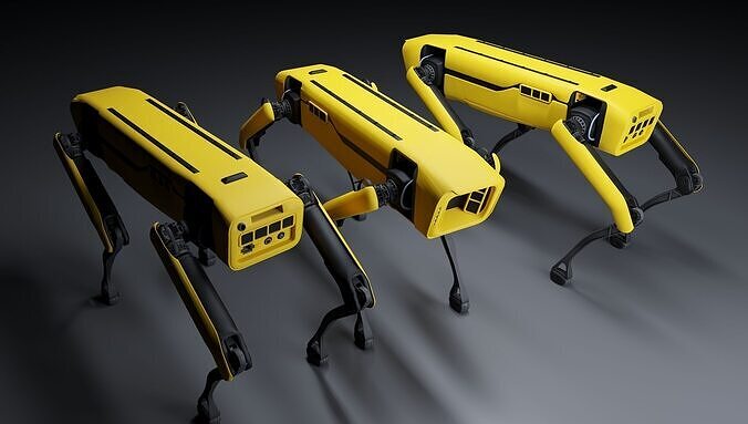 Robot Dog Free 3D model