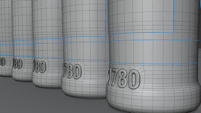 22 Whiskey Alcohol Bottles Jameson Jack Daniels Chivas Low-poly 3D model 6