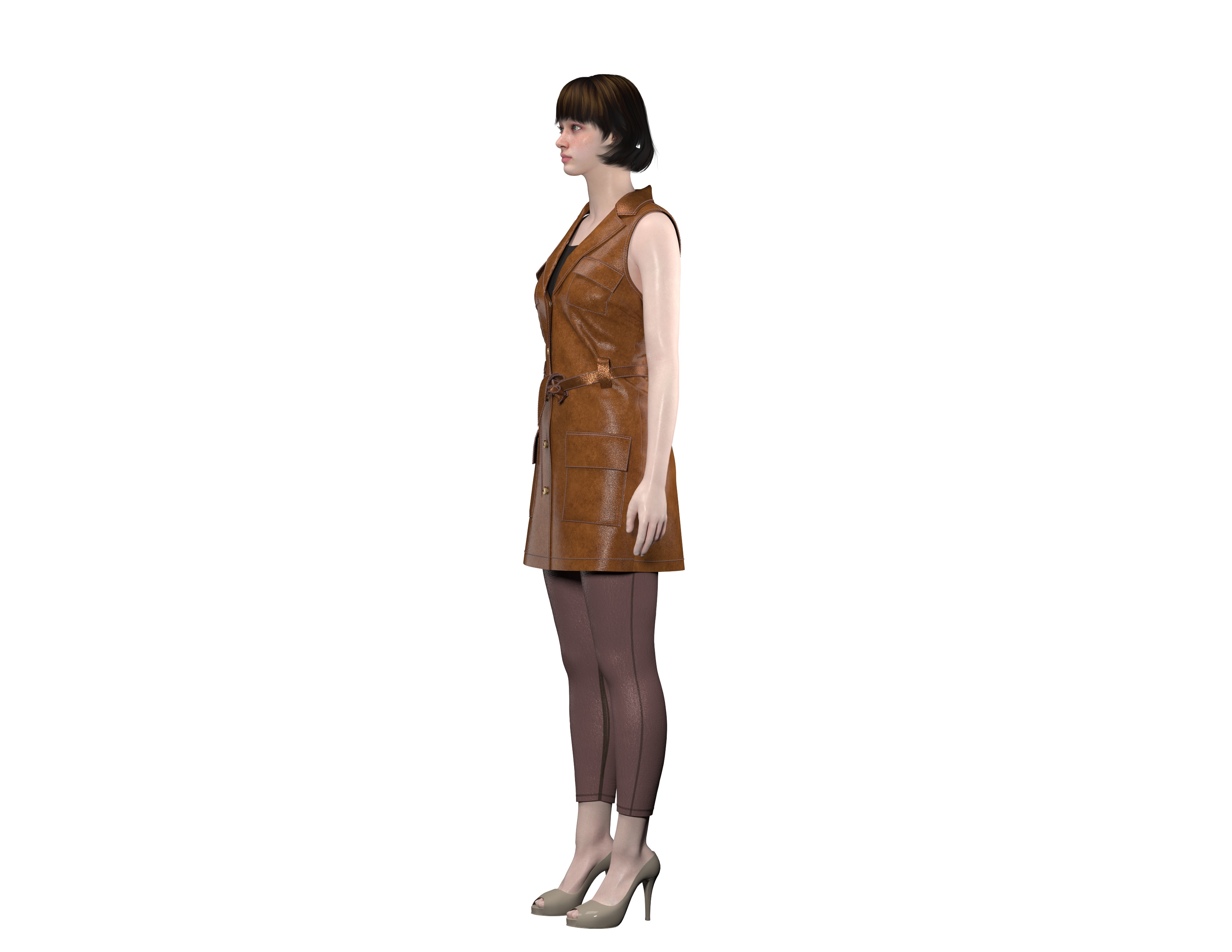 96 coat for women 3D print model_3