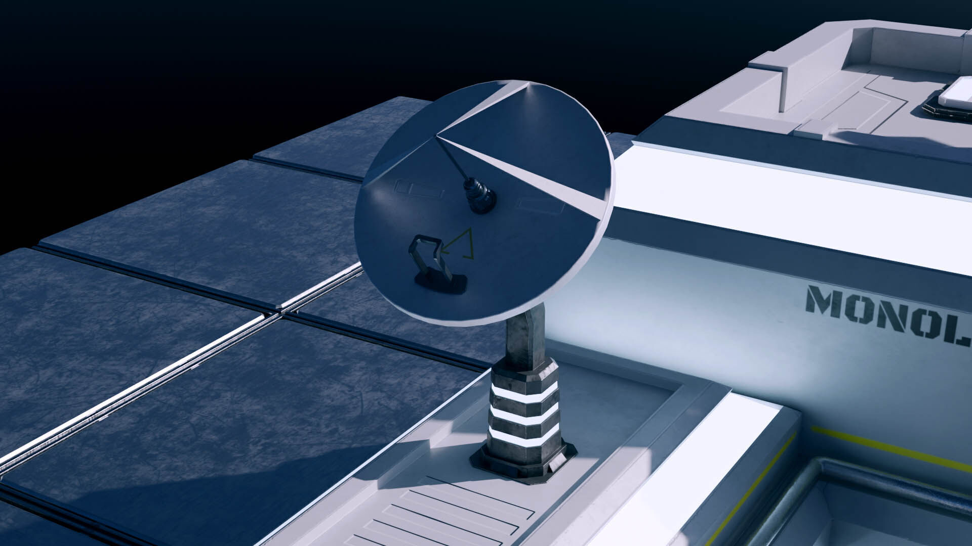 Sci-Fi Modular Space Base 3D model_5