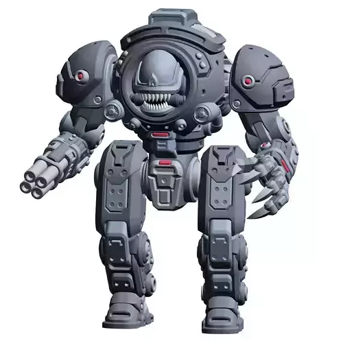 Mech Forge Nightmare Miniature for Sci-Fi Tabletop Wargames