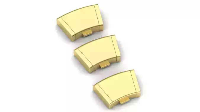 PACK Cuban Locks Curves Chains 20mm 21mm 22mm