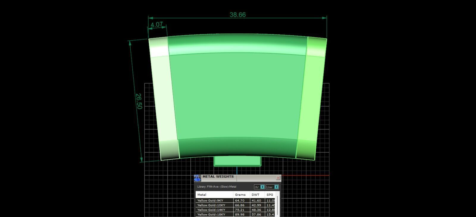 PACK Cuban Locks Curves Chains 26mm 27mm 28mm 3D print model_4