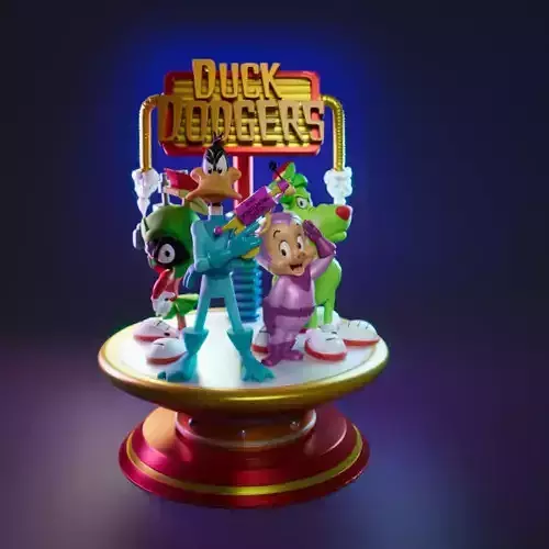 Duck Dodgers 3D print model