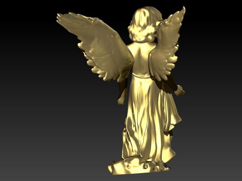 baby angel pendant necklace Charm bracelet Jewelry 3D print model_47