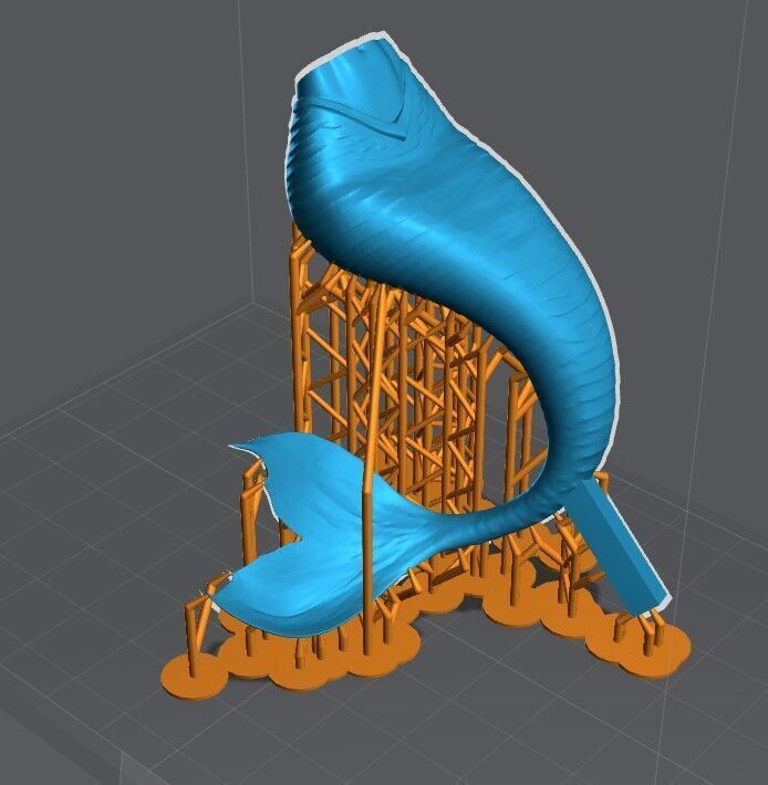 Ariel The Little Mermaid STL and Pre-support Lychee 3D print model_12