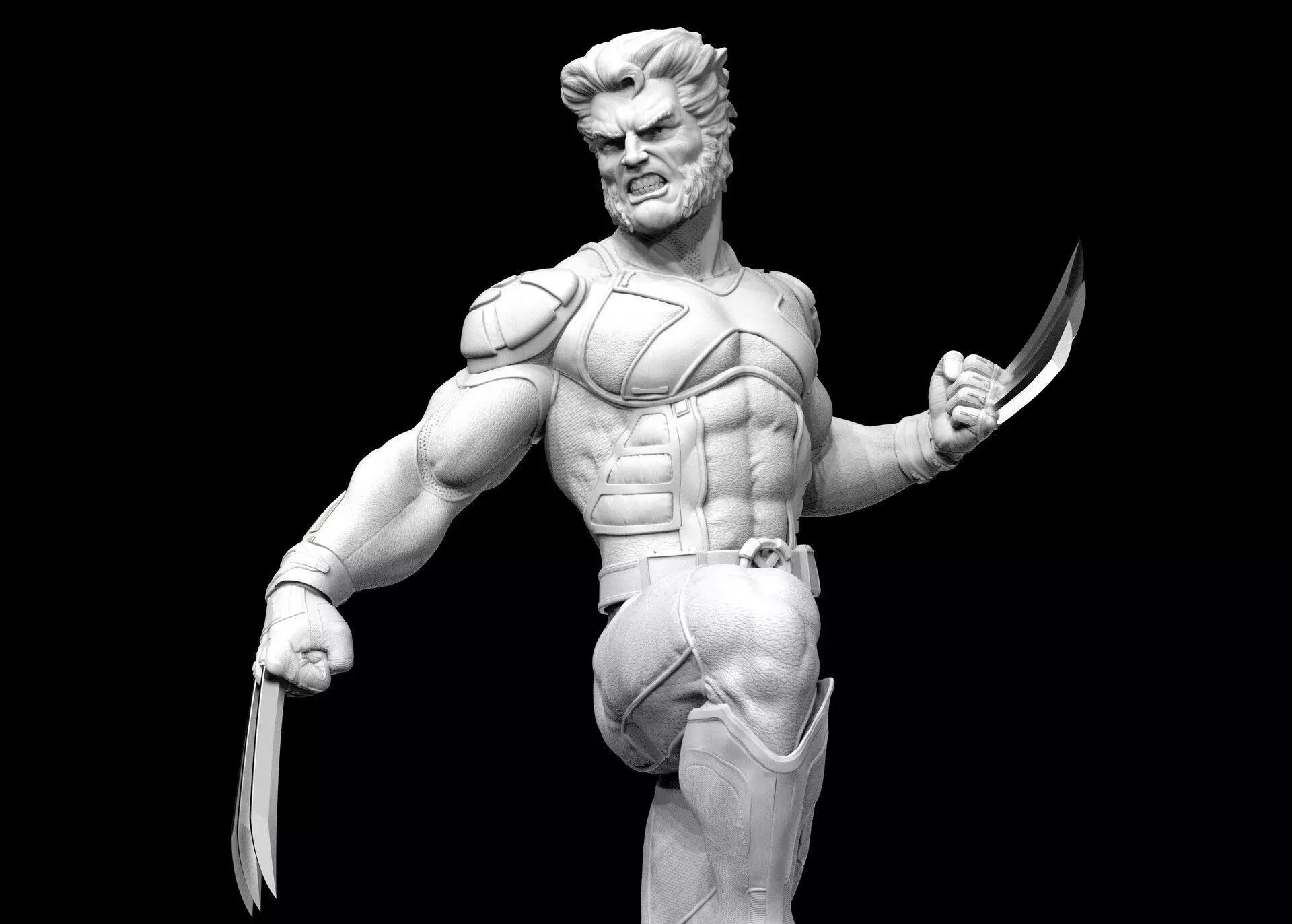 wolverine danger room 3D print model_0