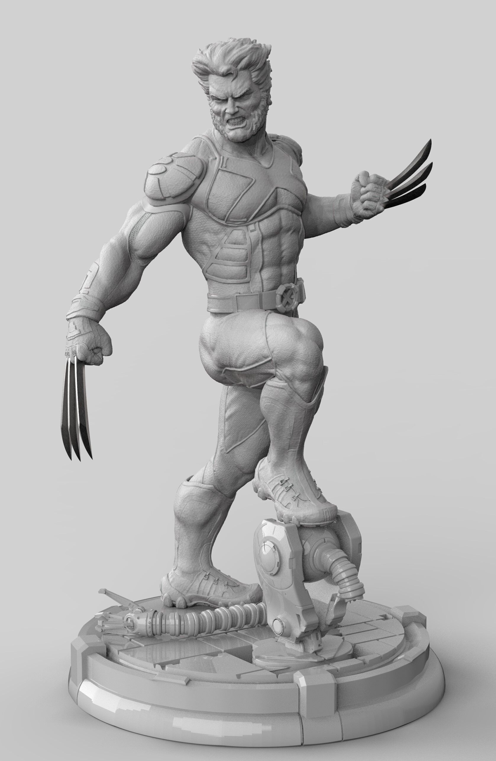 wolverine danger room 3D print model_6