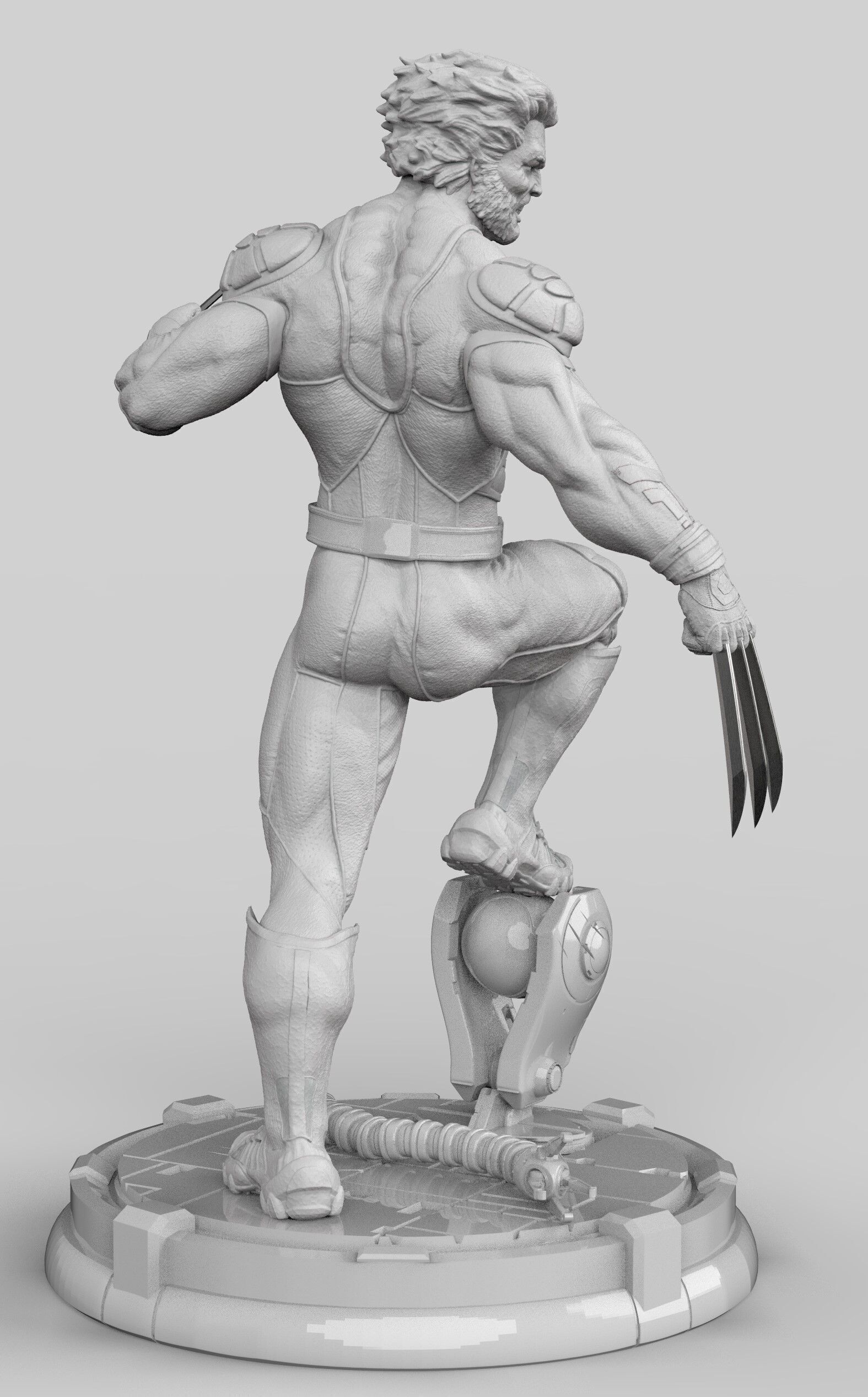 wolverine danger room 3D print model_7