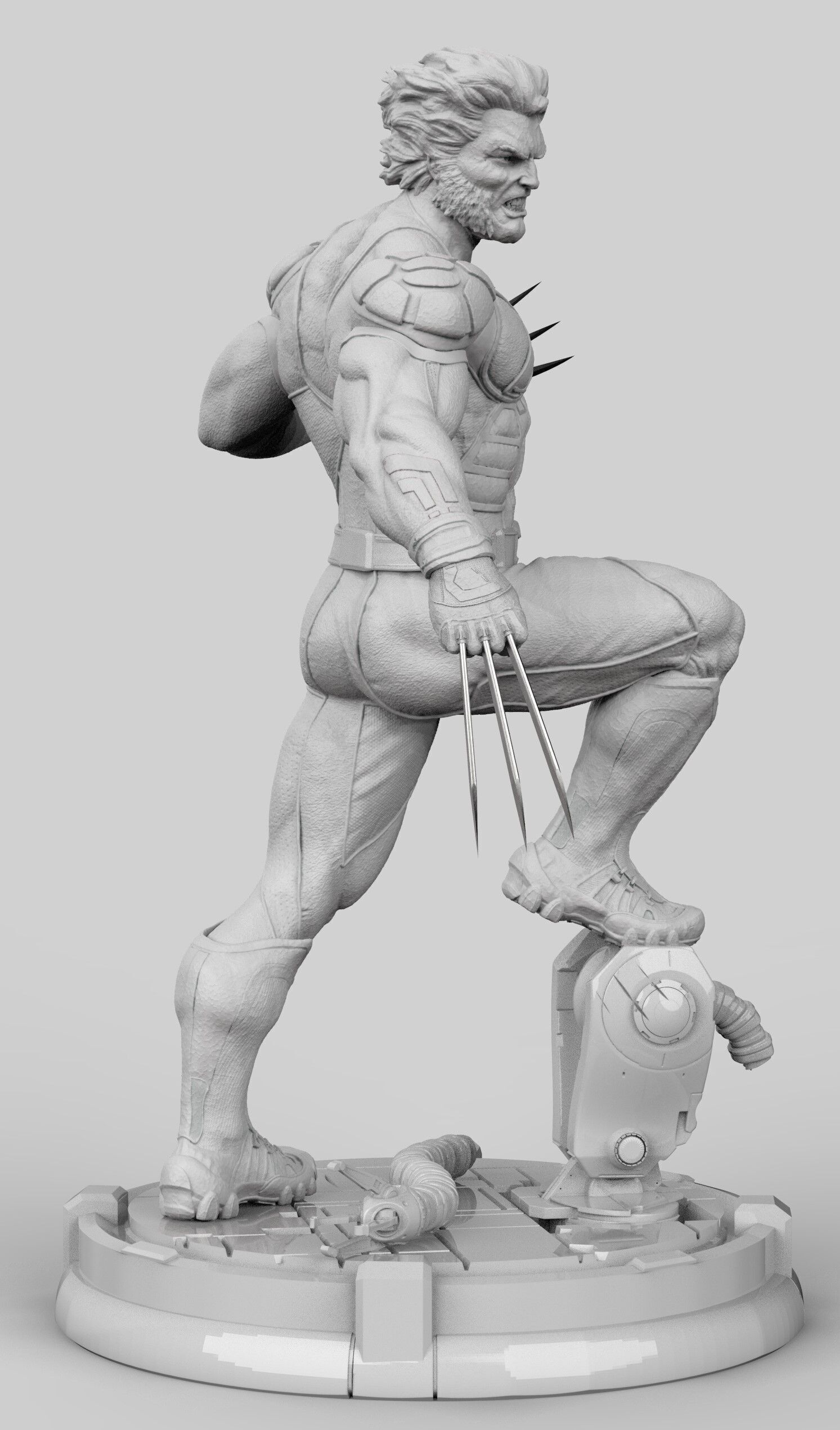 wolverine danger room 3D print model_8