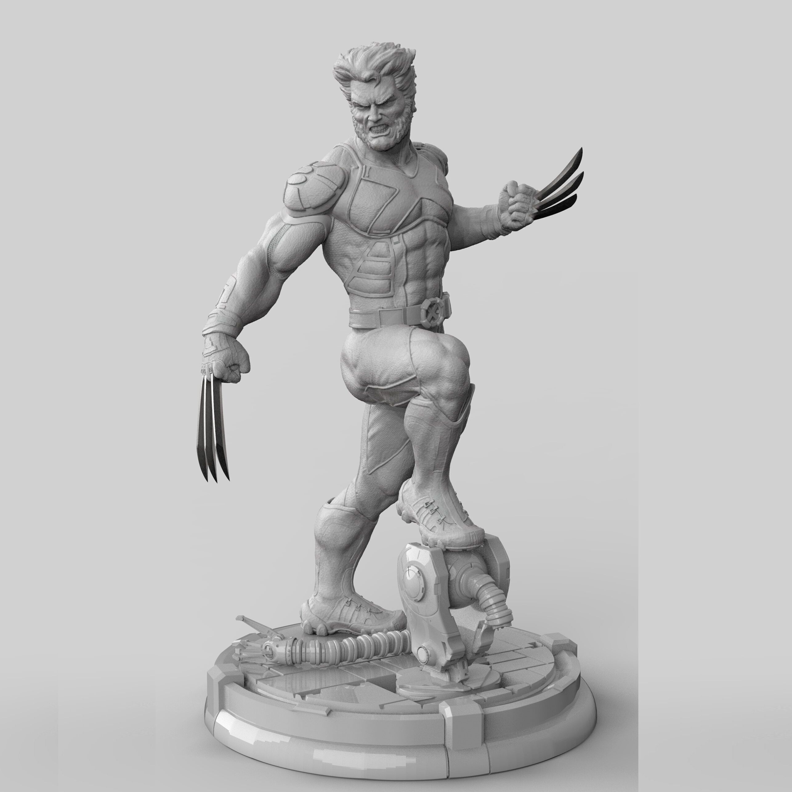 wolverine danger room 3D print model_3