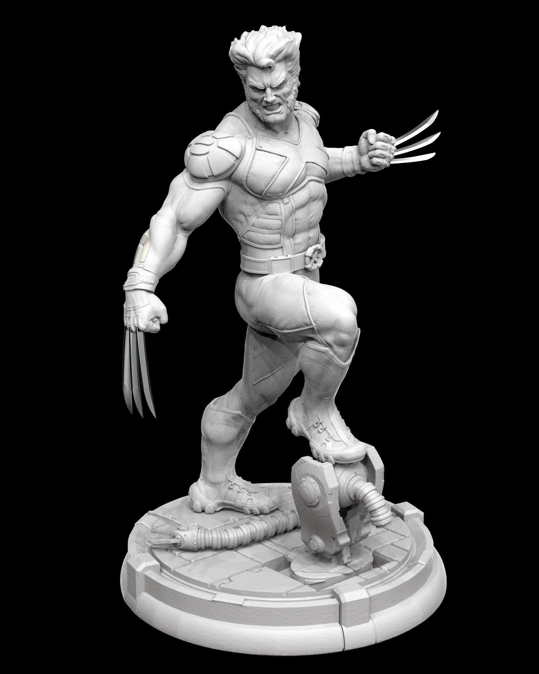 wolverine danger room 3D print model_1