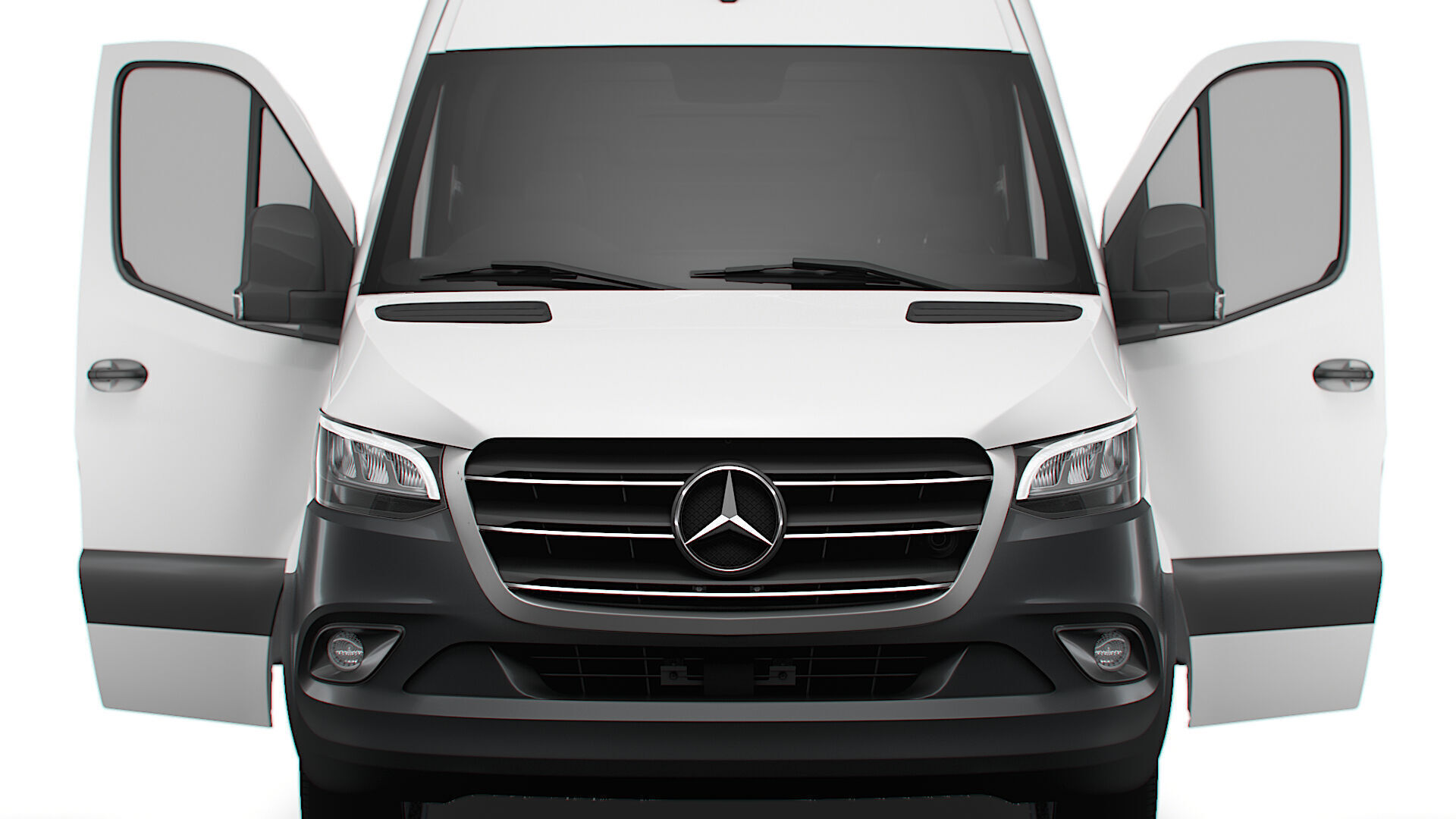 Mercedes Sprinter L2H2 RWD HQ Interior 2025 UKspec 3D model_7