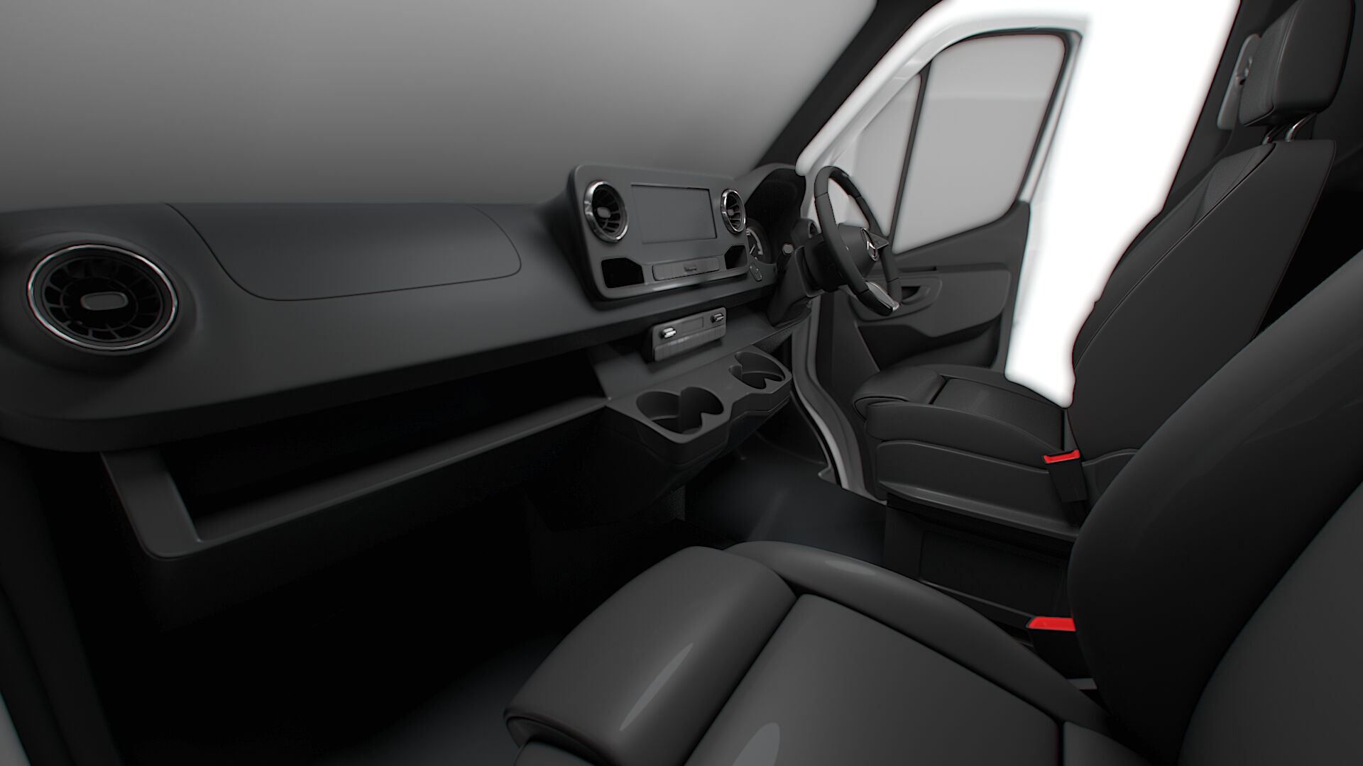 Mercedes Sprinter L2H2 RWD HQ Interior 2025 UKspec 3D model_14