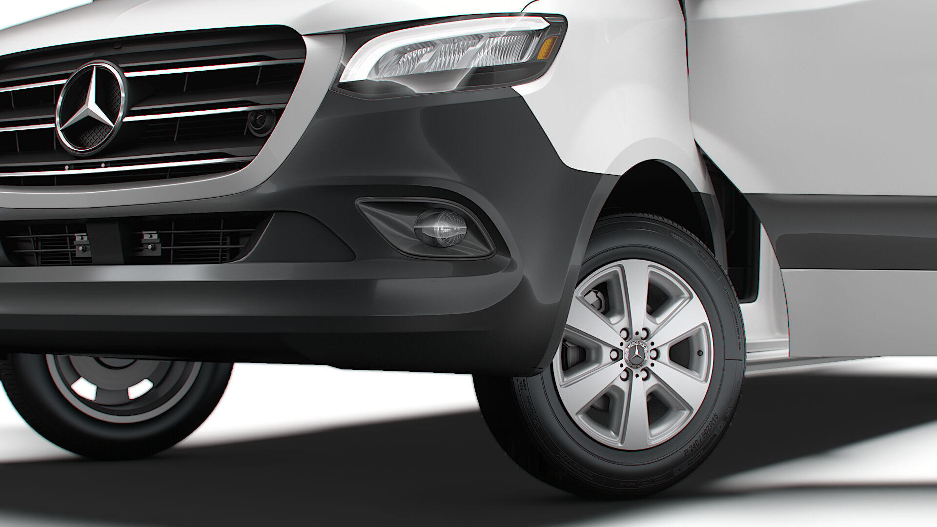 Mercedes Sprinter L2H2 RWD HQ Interior 2025 UKspec 3D model_3