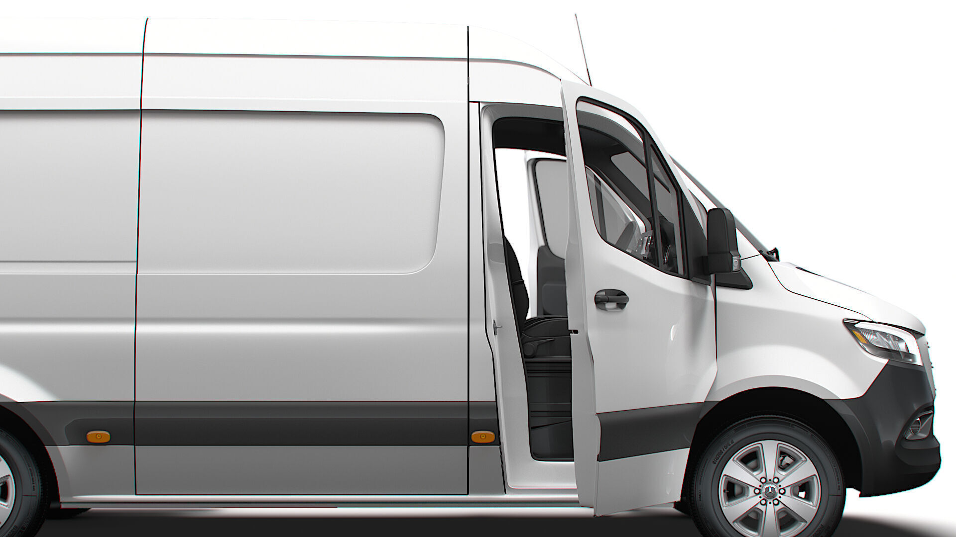 Mercedes Sprinter L2H2 RWD HQ Interior 2025 UKspec 3D model_1