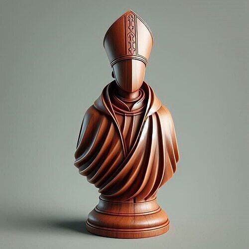 Elegance of the Bishop 3D print model