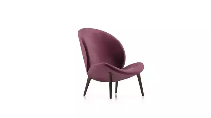 VIPP466  LODGE  LOUNGE CHAIR 3D model