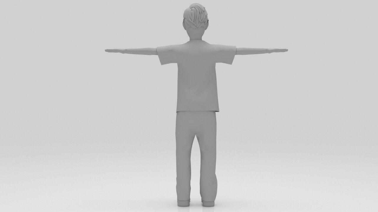 Character Nostra  Rigged  Low-poly 3D model_8