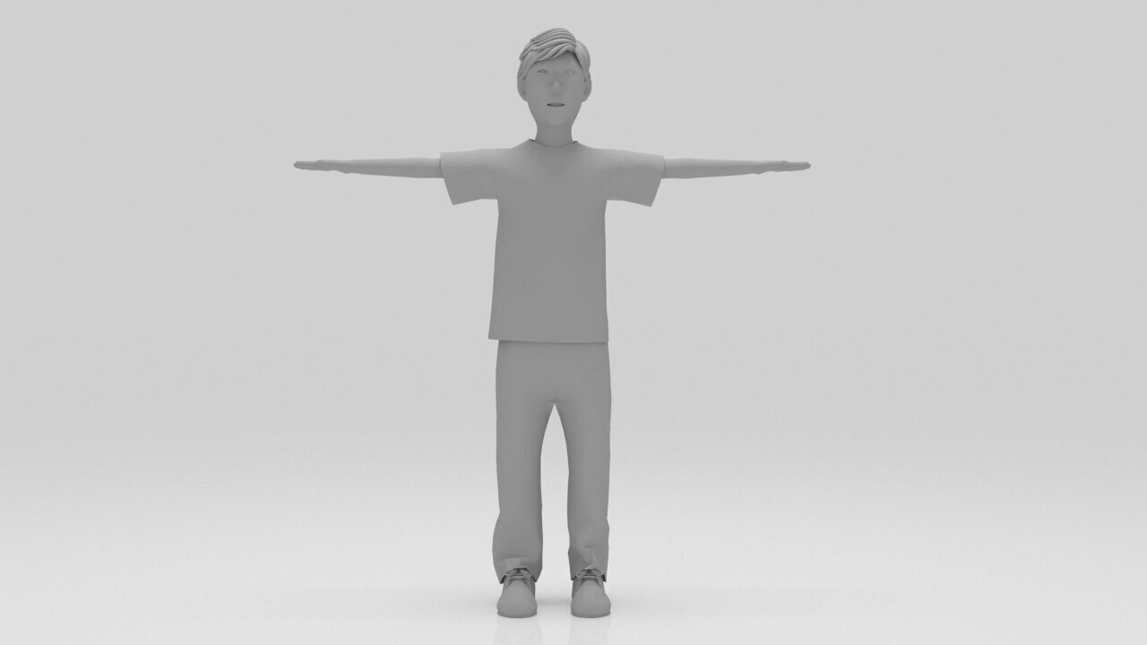 Character Nostra  Rigged  Low-poly 3D model_6