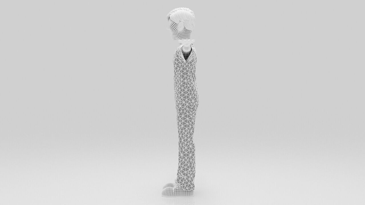 Character Nostra  Rigged  Low-poly 3D model_11