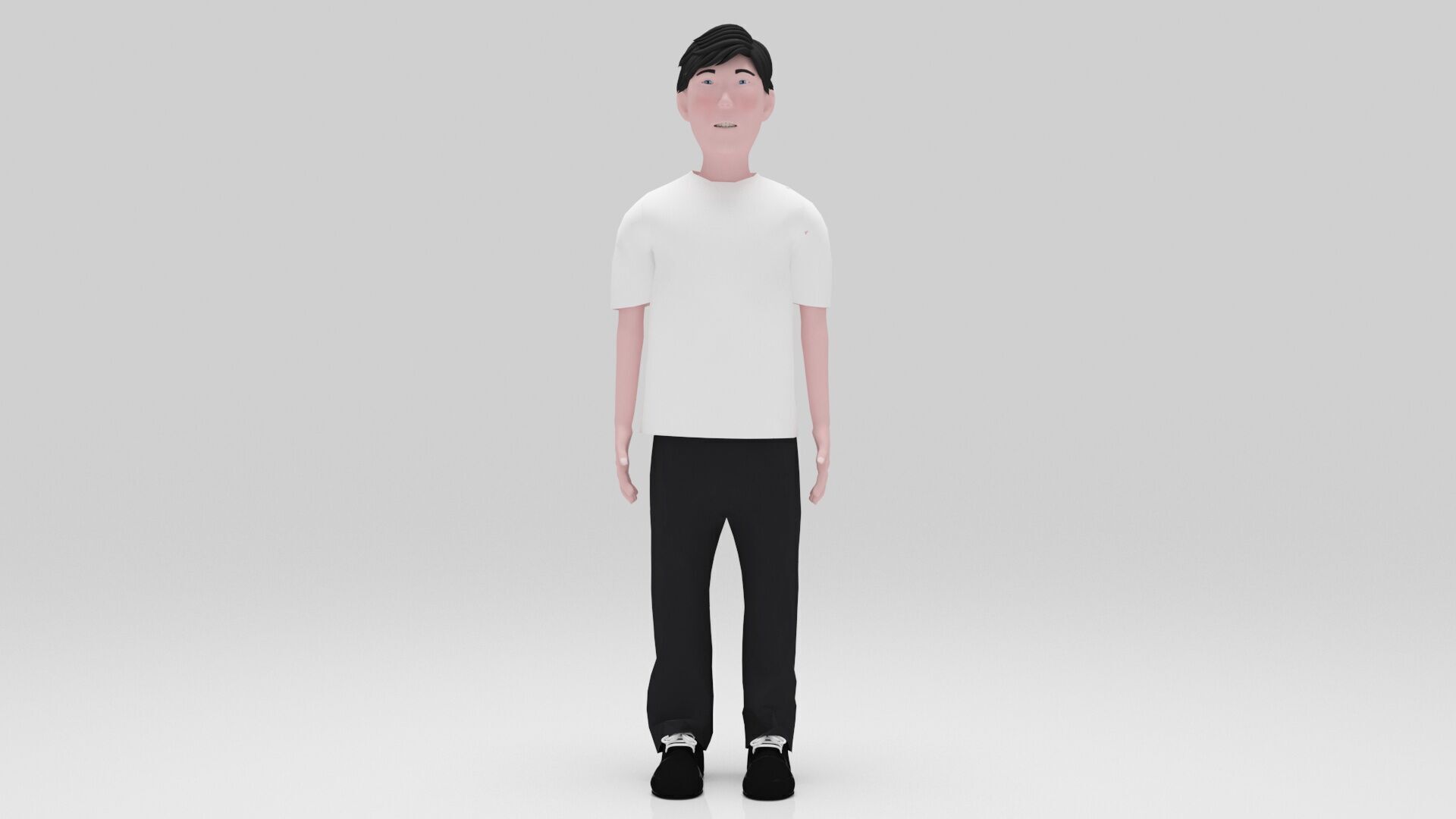 Character Nostra  Rigged  Low-poly 3D model_1