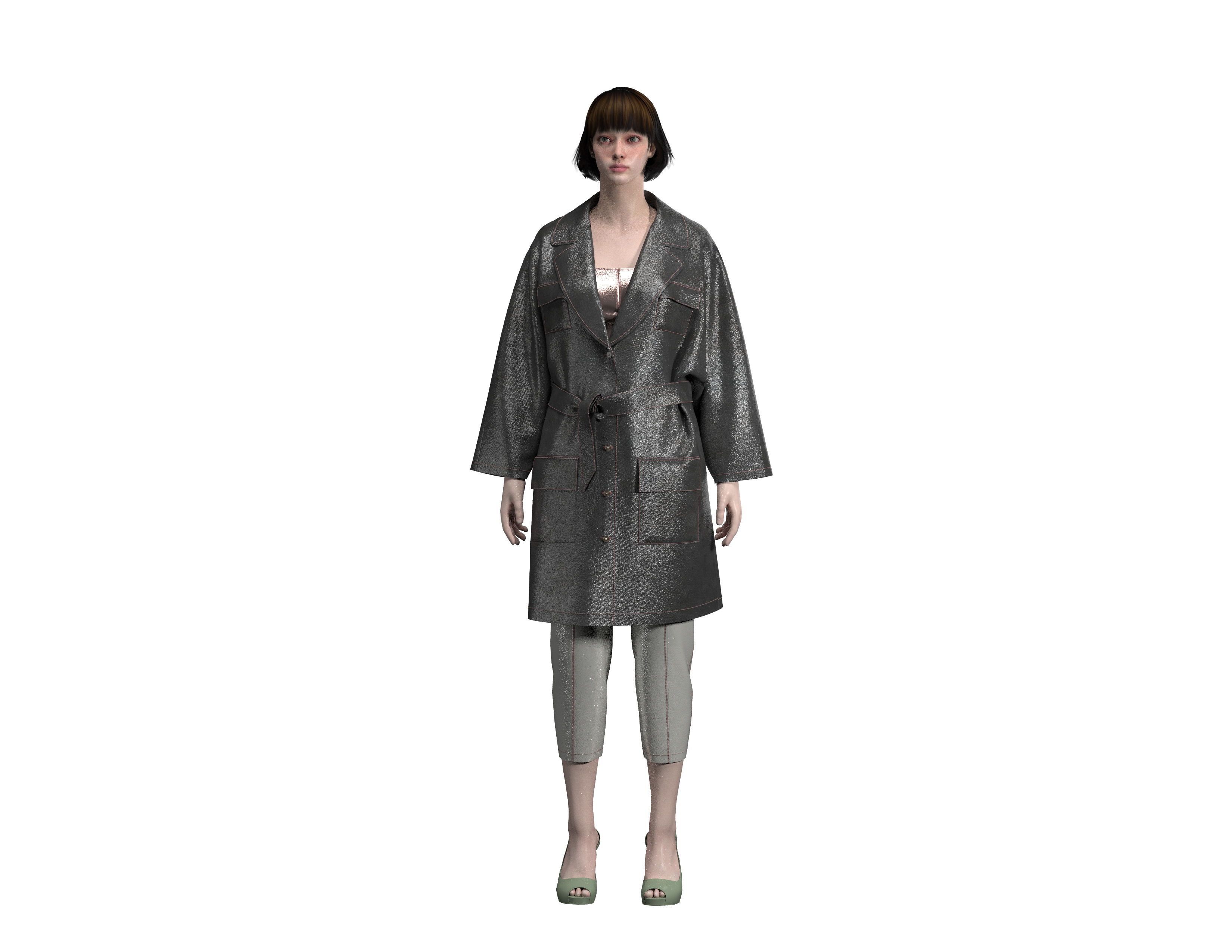 97 coat with pant 3D print model_1