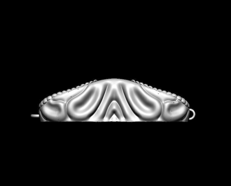 art nouveau BRACELET N CHAIN MODEL 3D print model_5