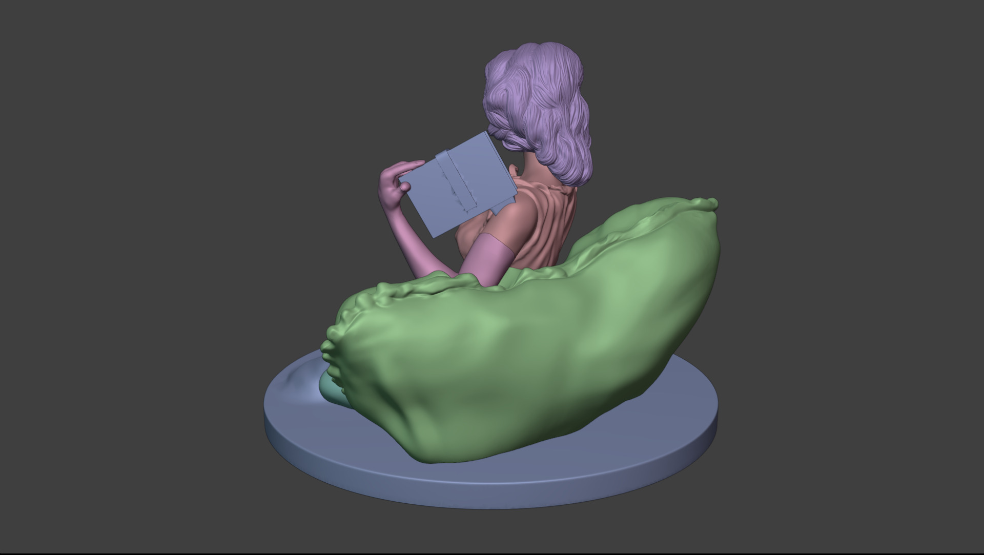 Thinking of You Pin-up Figurine Printable 3D print model_6