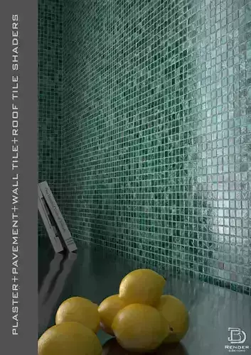 Shaders for VrayforC4D - Bundle 05 Plaster-Pavement-Tile 3D model