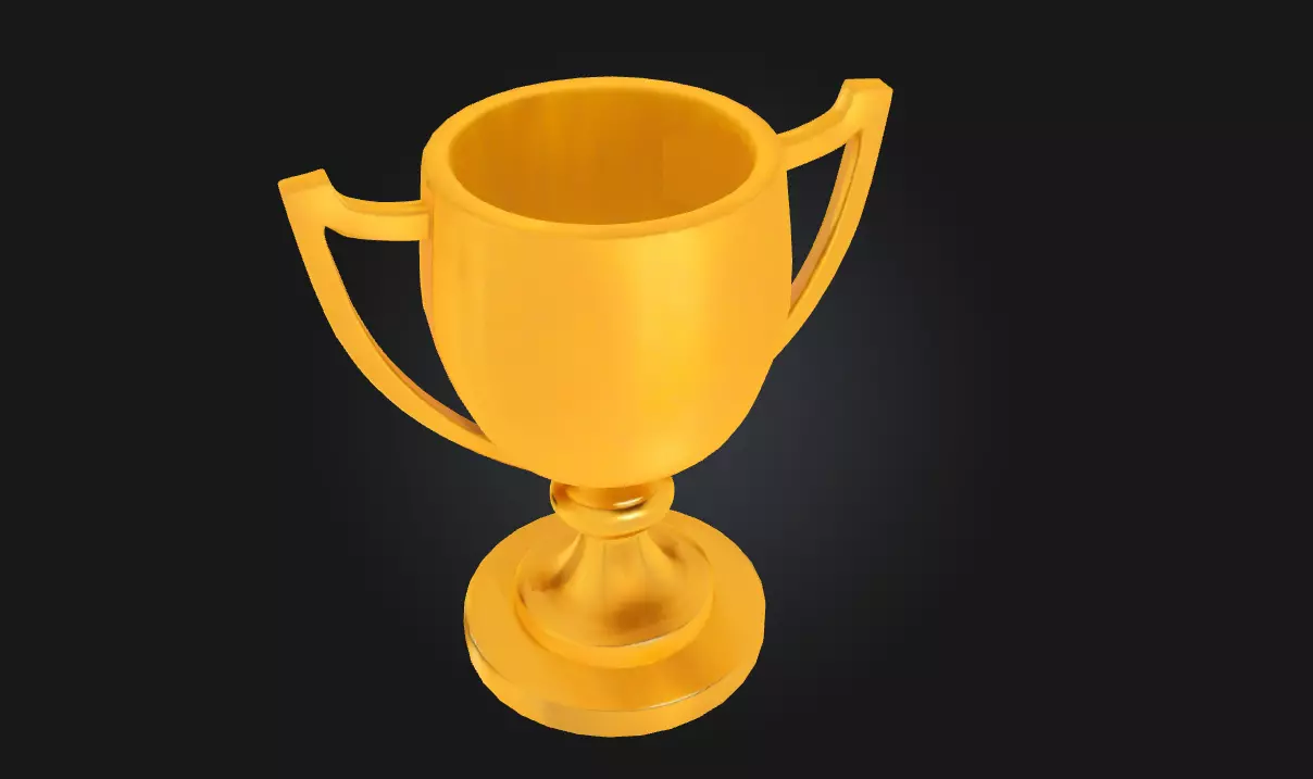 Golden Victory Cup A Symbol of Triumph and Glory 3D model