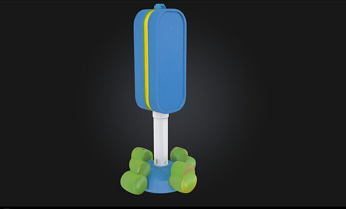 Toy Traffic Light  Playful Signal for Miniature Worlds 3D model 5