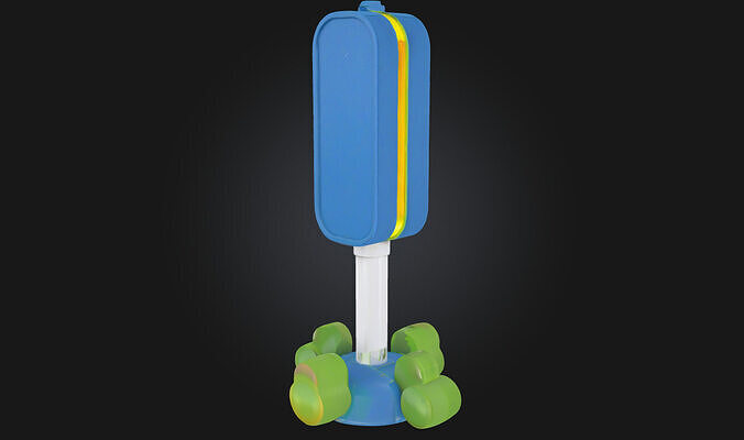 Toy Traffic Light  Playful Signal for Miniature Worlds 3D model 4