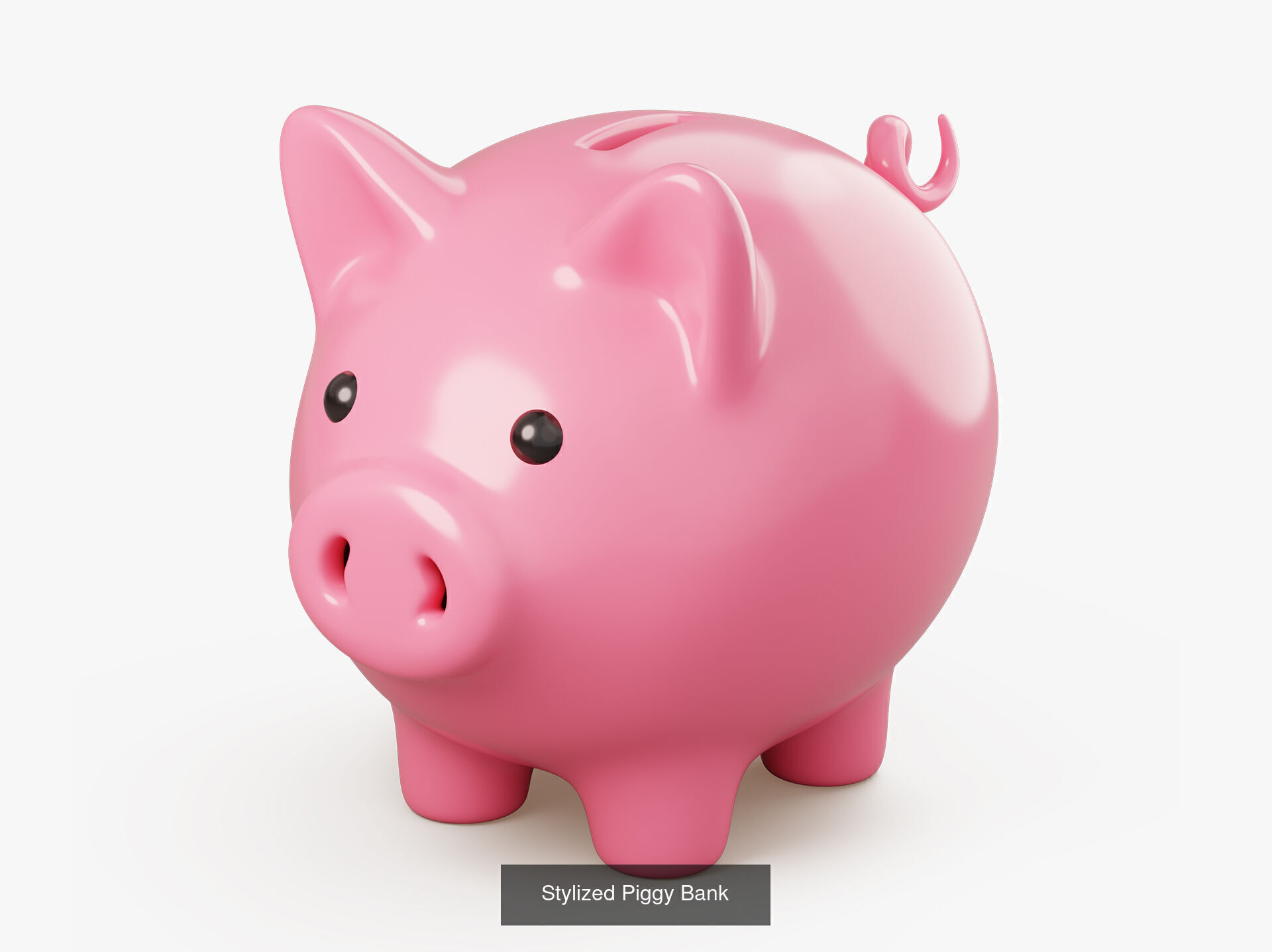 Stylized Money Icons 3D Collection _5