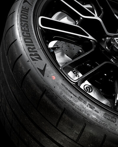 Bridgestone Potenza Race 305 30 ZR20 3D model 2