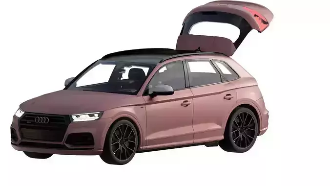 Audi SQ5 with interior 3D model