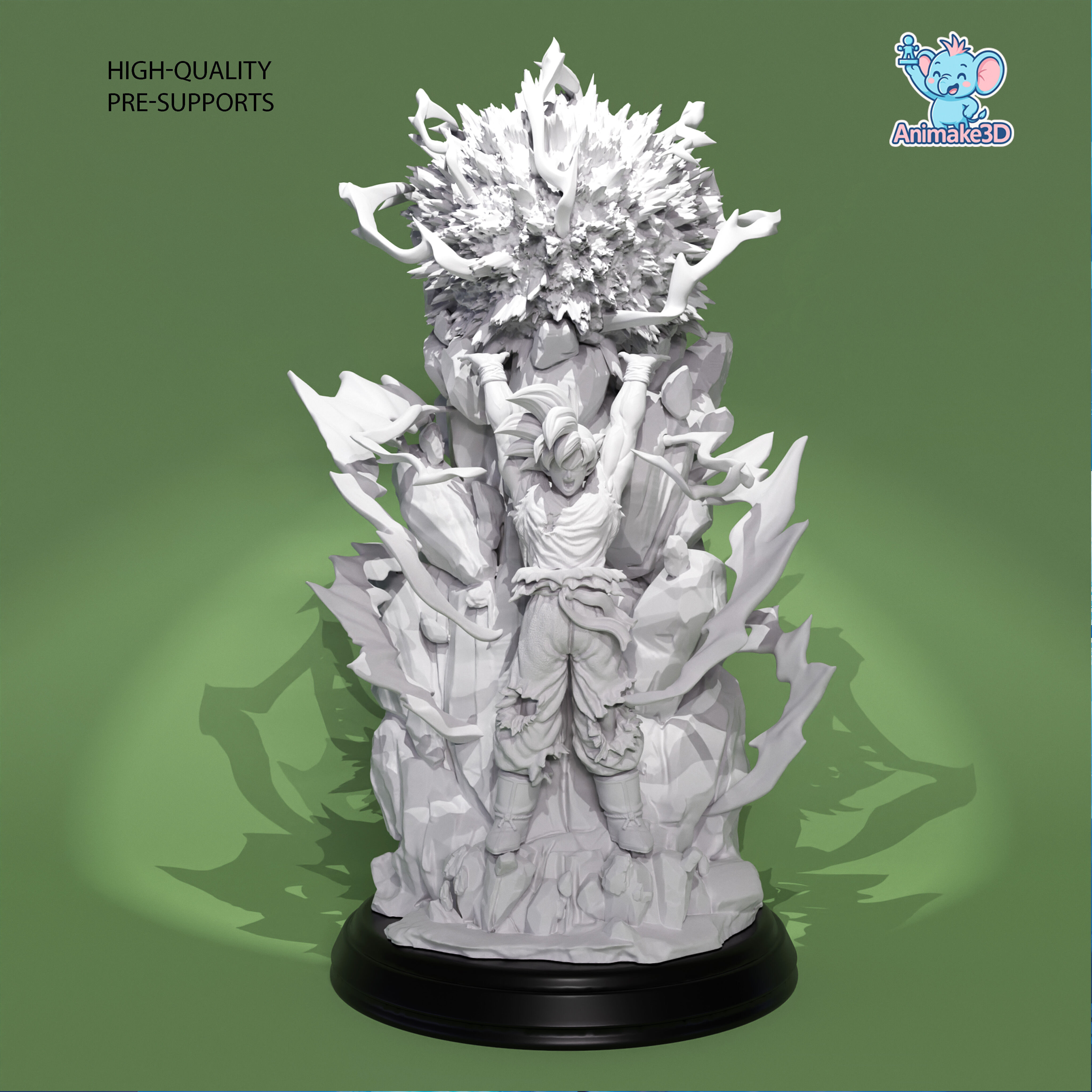 Goku 3d print 3D print model_5