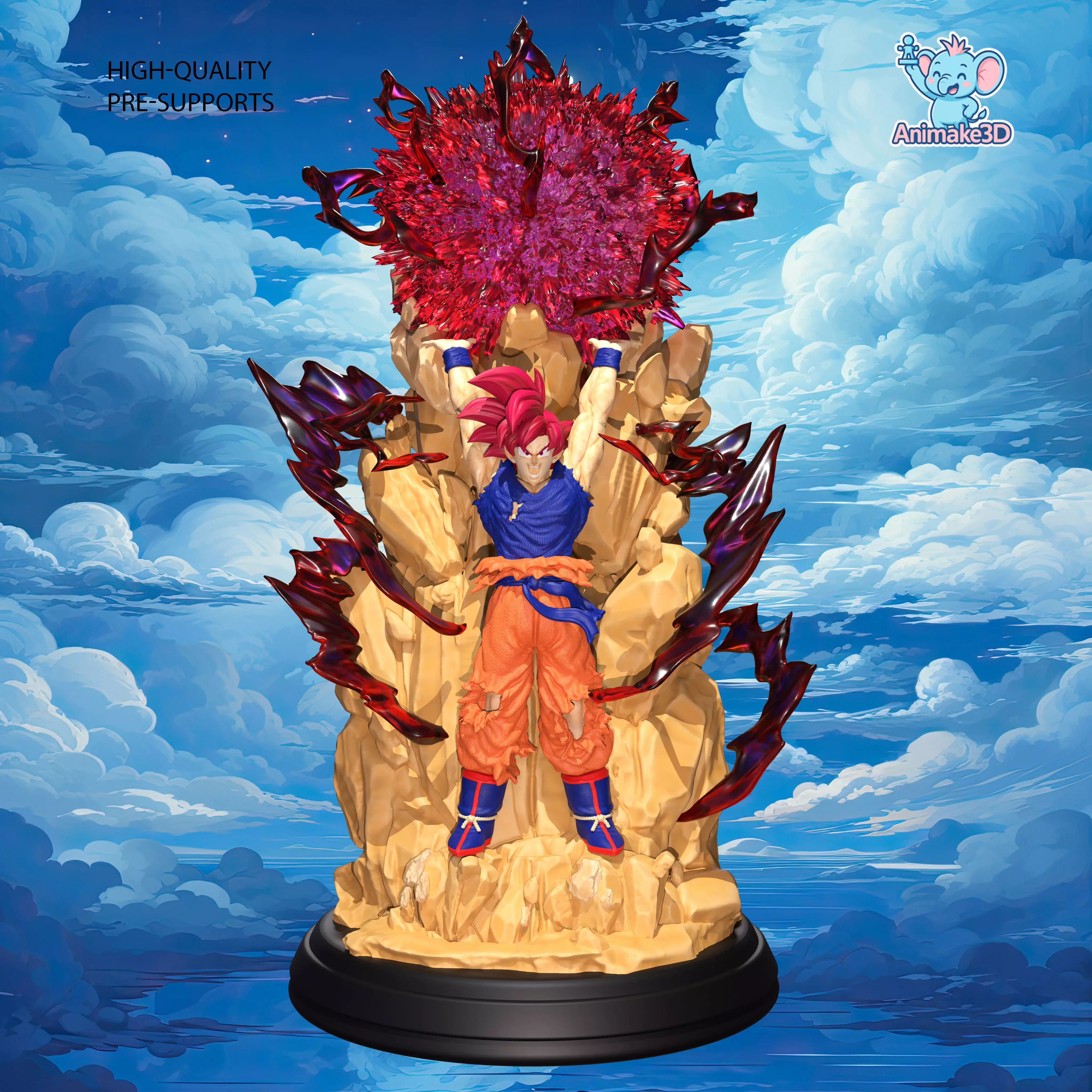 Goku 3d print 3D print model_0