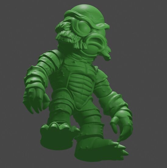 Gillman Black Lagoon 3D print model_2