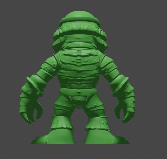 Gillman Black Lagoon 3D print model_3