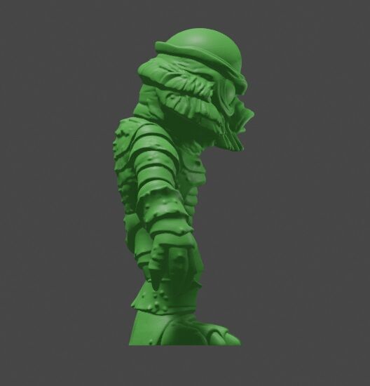 Gillman Black Lagoon 3D print model_4