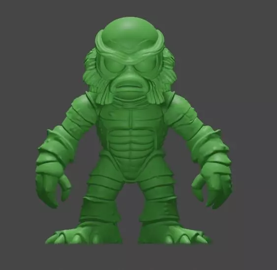 Gillman Black Lagoon 3D print model_0