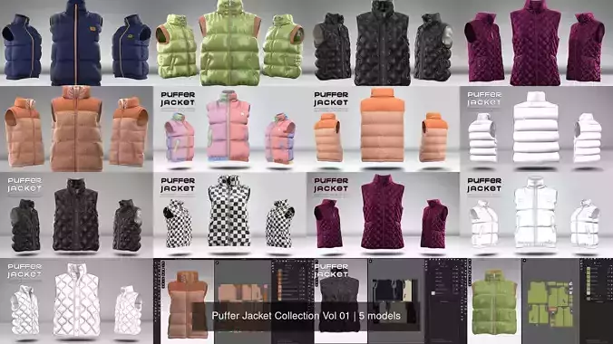 Puffer Jacket Collection Vol 01
