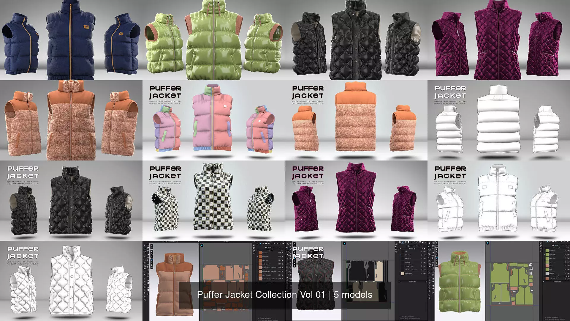 Puffer Jacket Collection Vol 01 _1